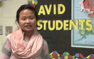In the AVID video, Logan Freshman Julia Xiong explains some of the key things she is learning in the AVID class.